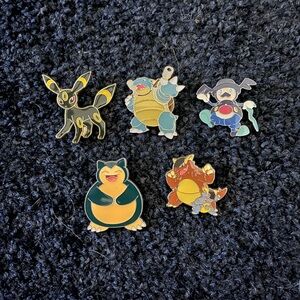 Pokemon Pin Bundle (5 Pins)
